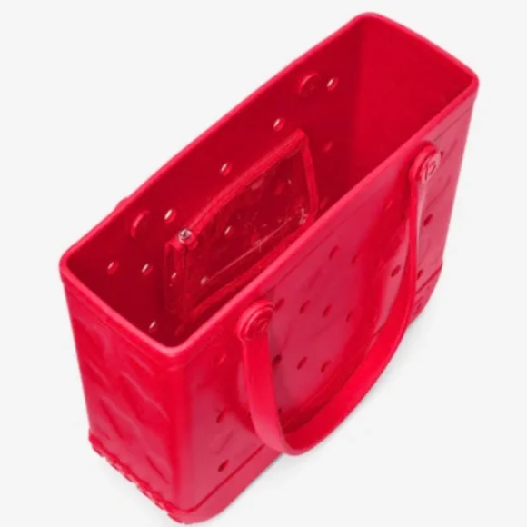 NWOT Baby Bogg® Bag (medium) in Bright Red Conversation Hearts  - Never used! - Picture 4 of 5